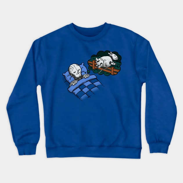 Electric Sheep Crewneck Sweatshirt by salihgonenli